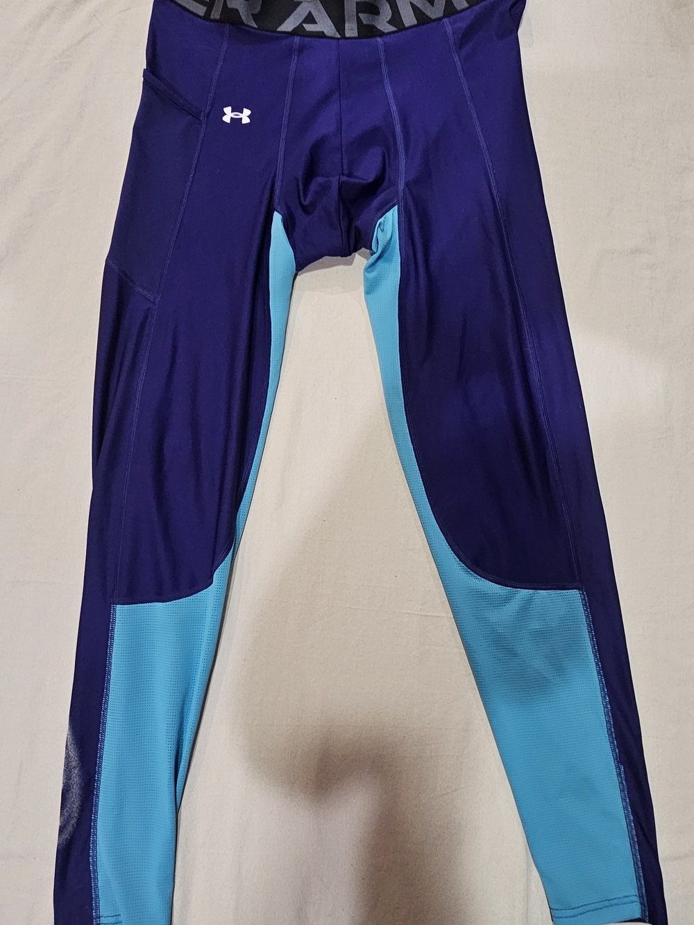 Under Armour Blue Men's Performance Layering Pants Size Large